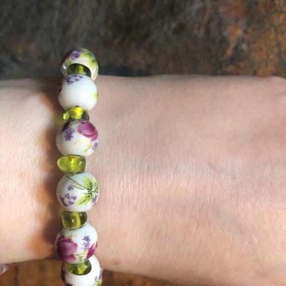 COPY - Porcelain floral bracelet - Picture 5 of 5